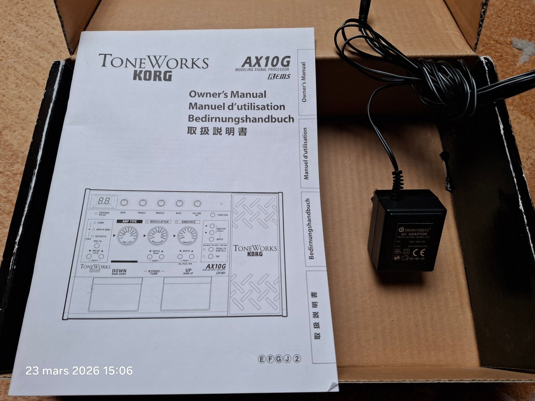 Strumenti musicali: Korg Ax10g - Multi-effets guitare électrique – Usato da Yverdon-les-Bains venduto da Dan00 2