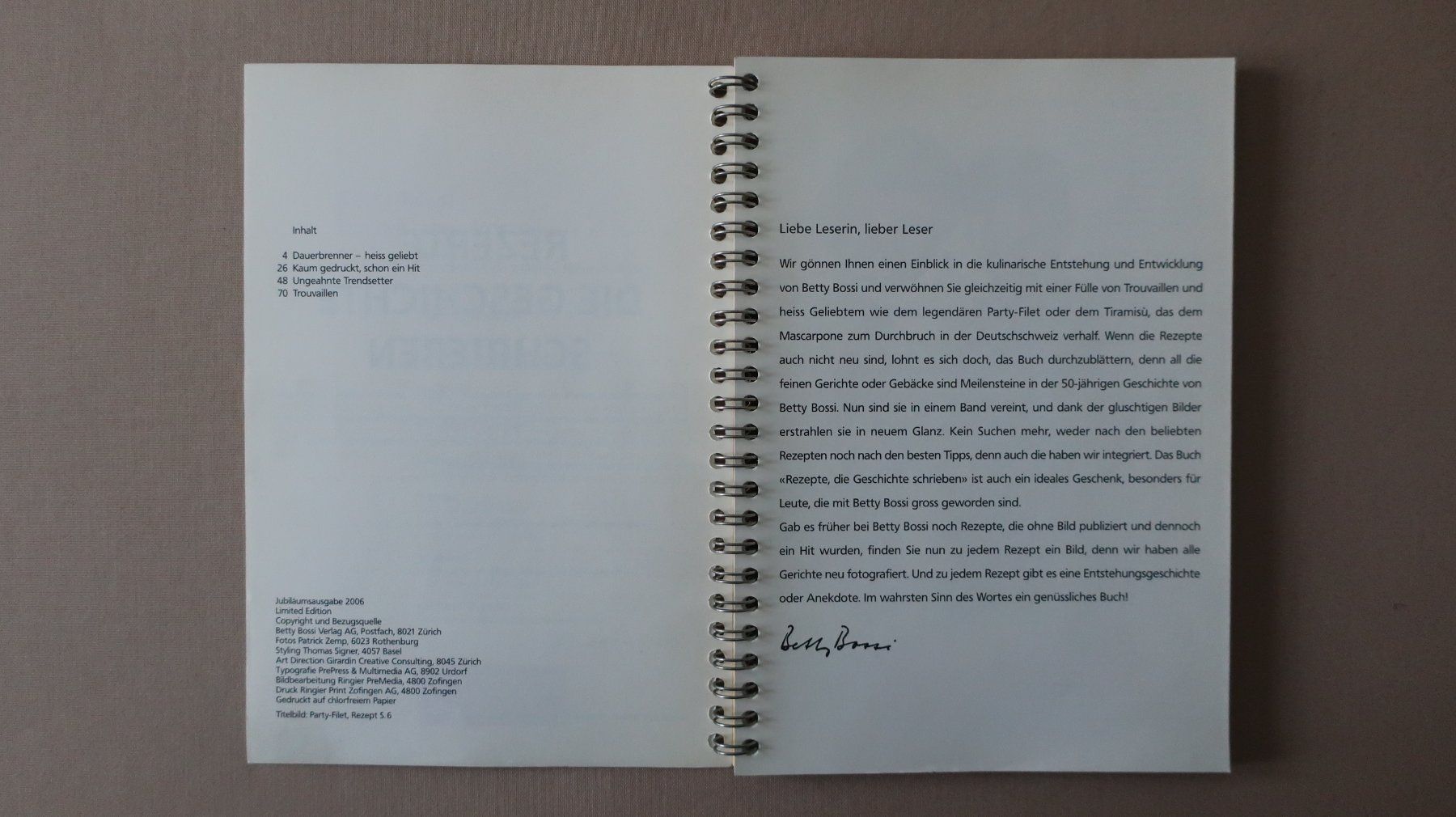 Libri: Betty Bossi - Kochbücher – Nuovo (secondo la descrizione) da Oberburg venduto da Lochbachweier 6