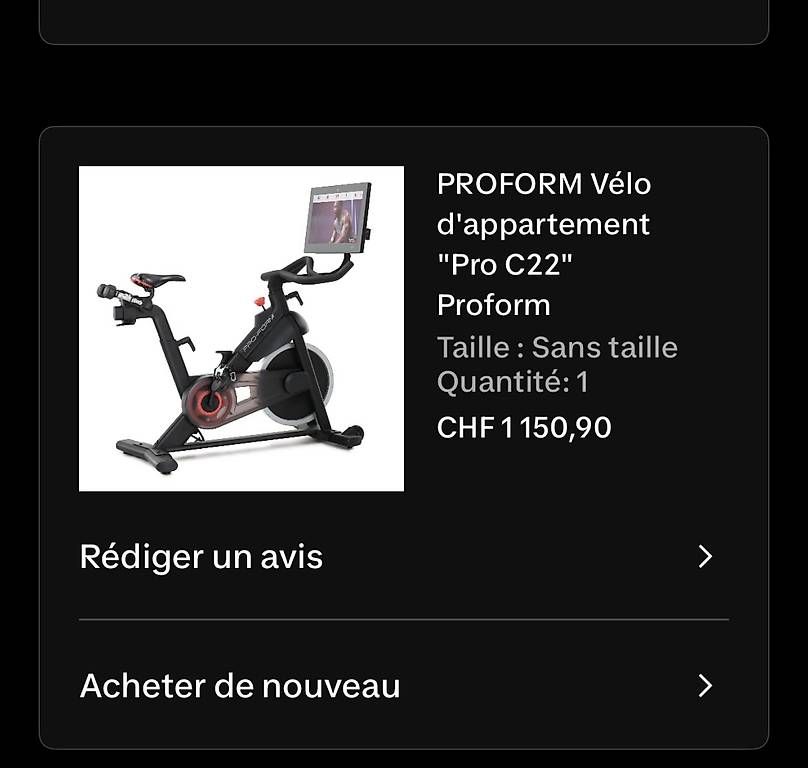 Hometrainer: PROFORM Vélo d'appartement "Pro C22" Proform – Usato da Matran venduto da Prbreak1414 1