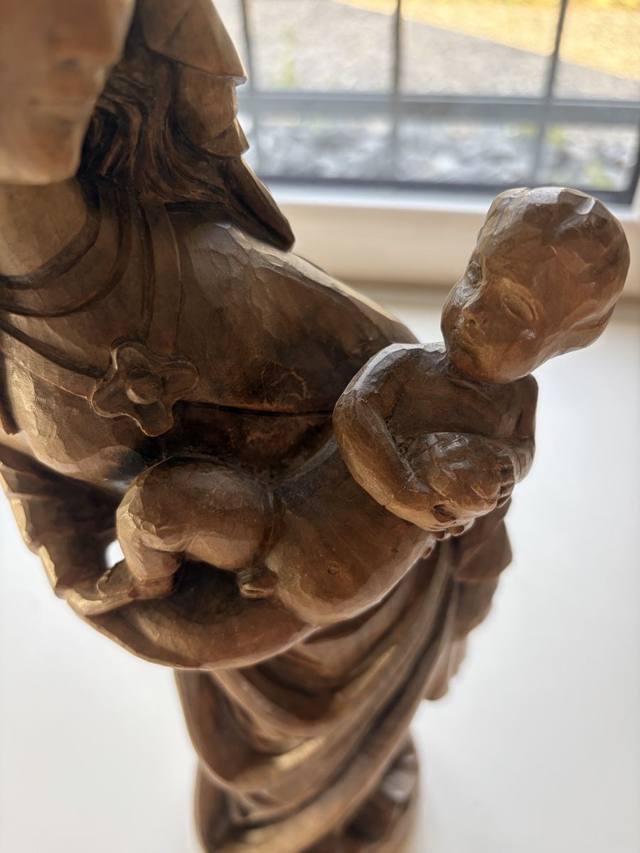 Figurines: Madonna mit Kind, handgeschnitzt, ca. 40cm hoch – D'occasion à Hägendorf par StuderPascal 2