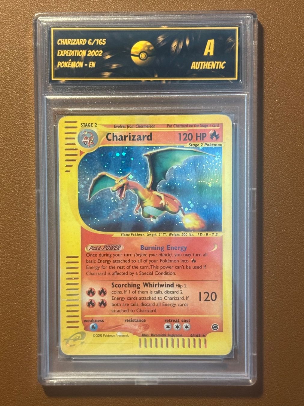 Pokémon Sammelbilder & Trading cards: Charizard 6/165 Expedition Holo - SG A - AUTHENTIC - EN – Neu (gemäss Beschreibung) aus Chêne-Bougeries von Carte-Sauvage 1