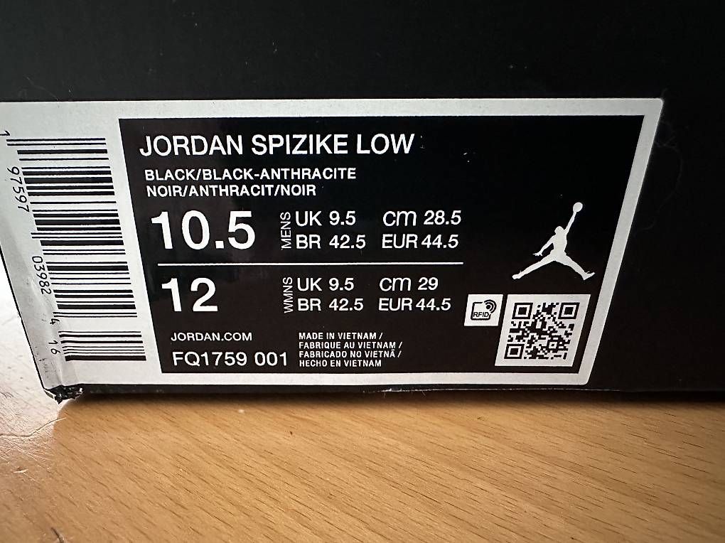 Herrenschuhe: Jordan Spizike low 44.5 – Gebraucht aus Rorschacherberg von JBF17 1
