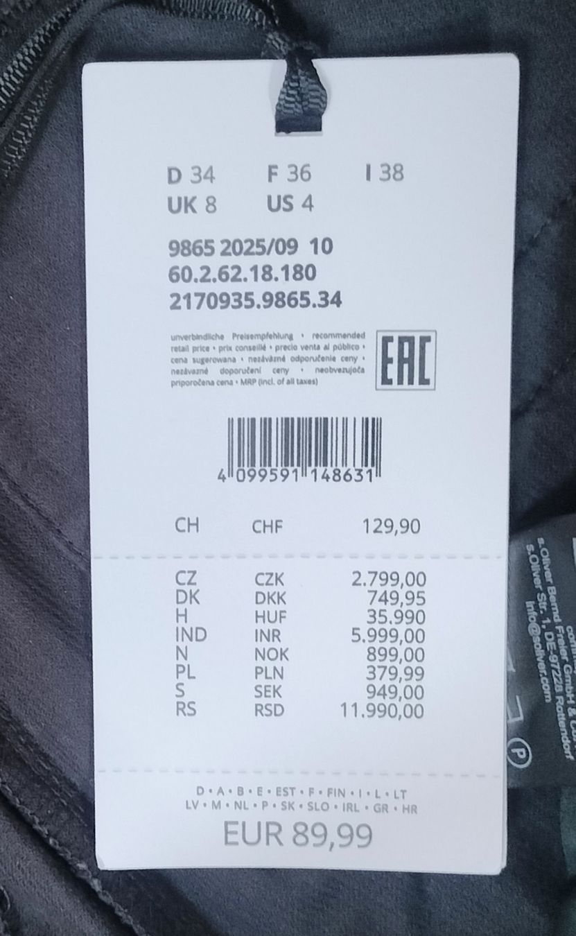Comma Hosen: Hose comma casual identity 34 – Neu und originalverpackt aus Bern von verateinilae 3