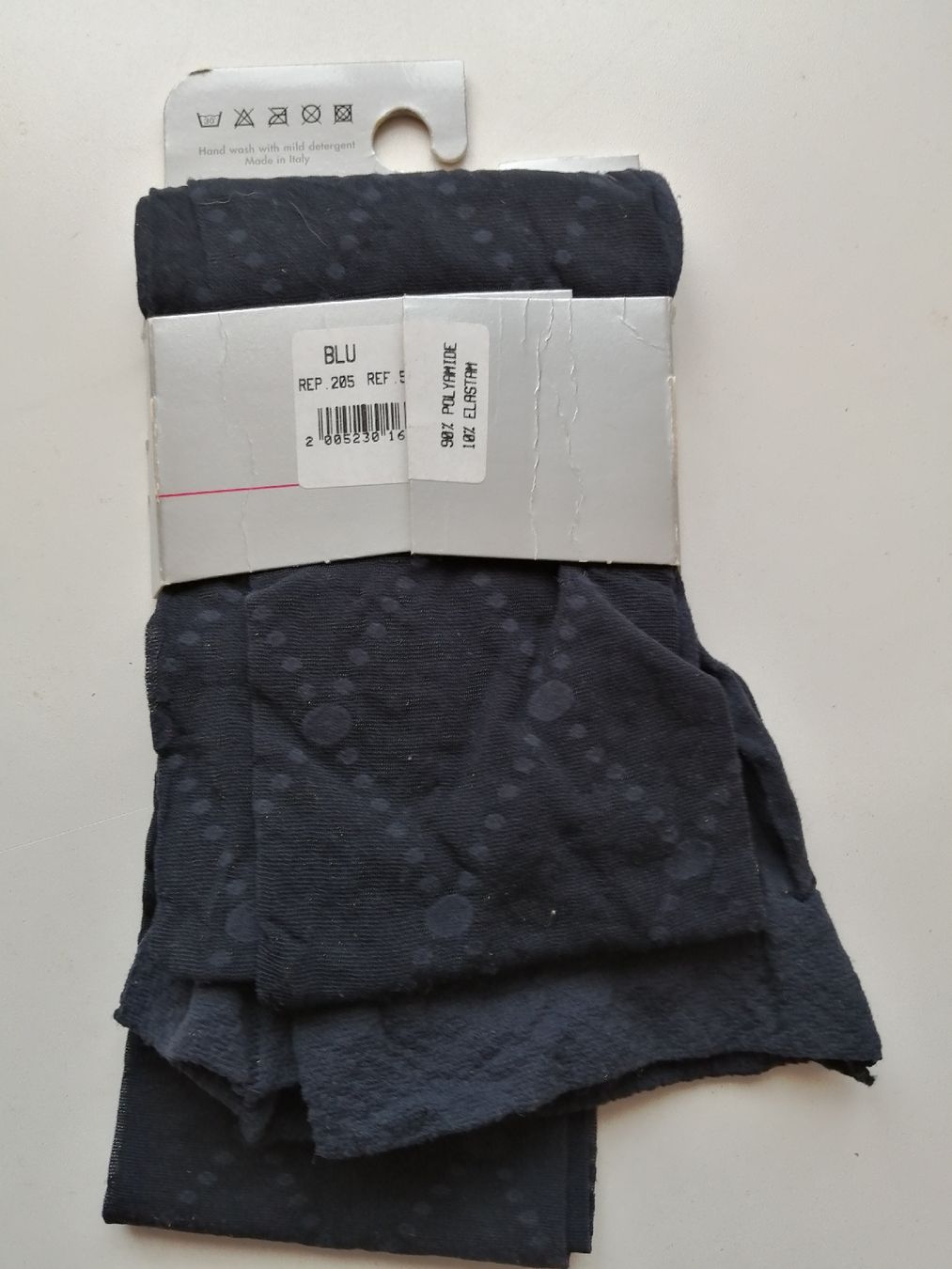 Calze & Collant: Freespirit Damen Strumpfhose Blau gemustert, Grösse 44-46, – Nuovo e nell'imballaggio originale da Honau venduto da holunder3 1