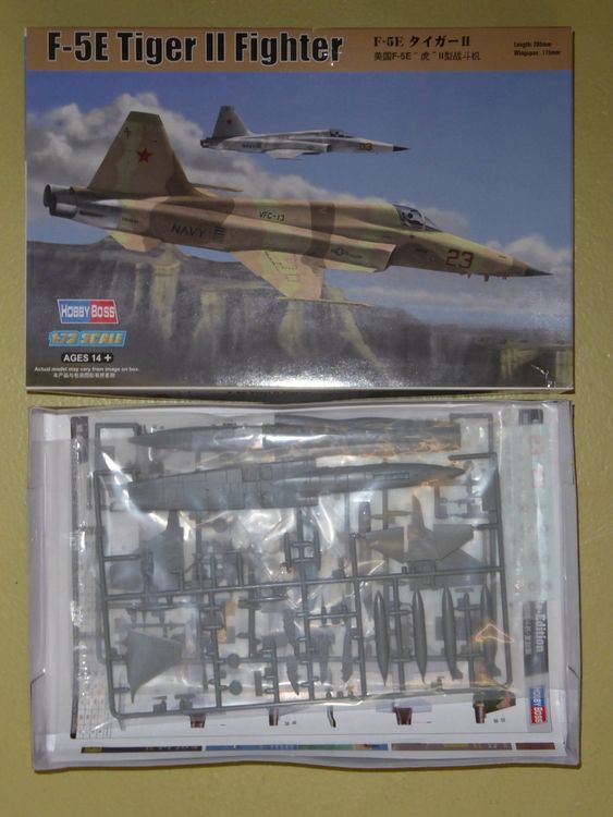 1:72 HOBBY BOSS Jet F-5E Tiger II Fighter ### 80207 | Malaysia