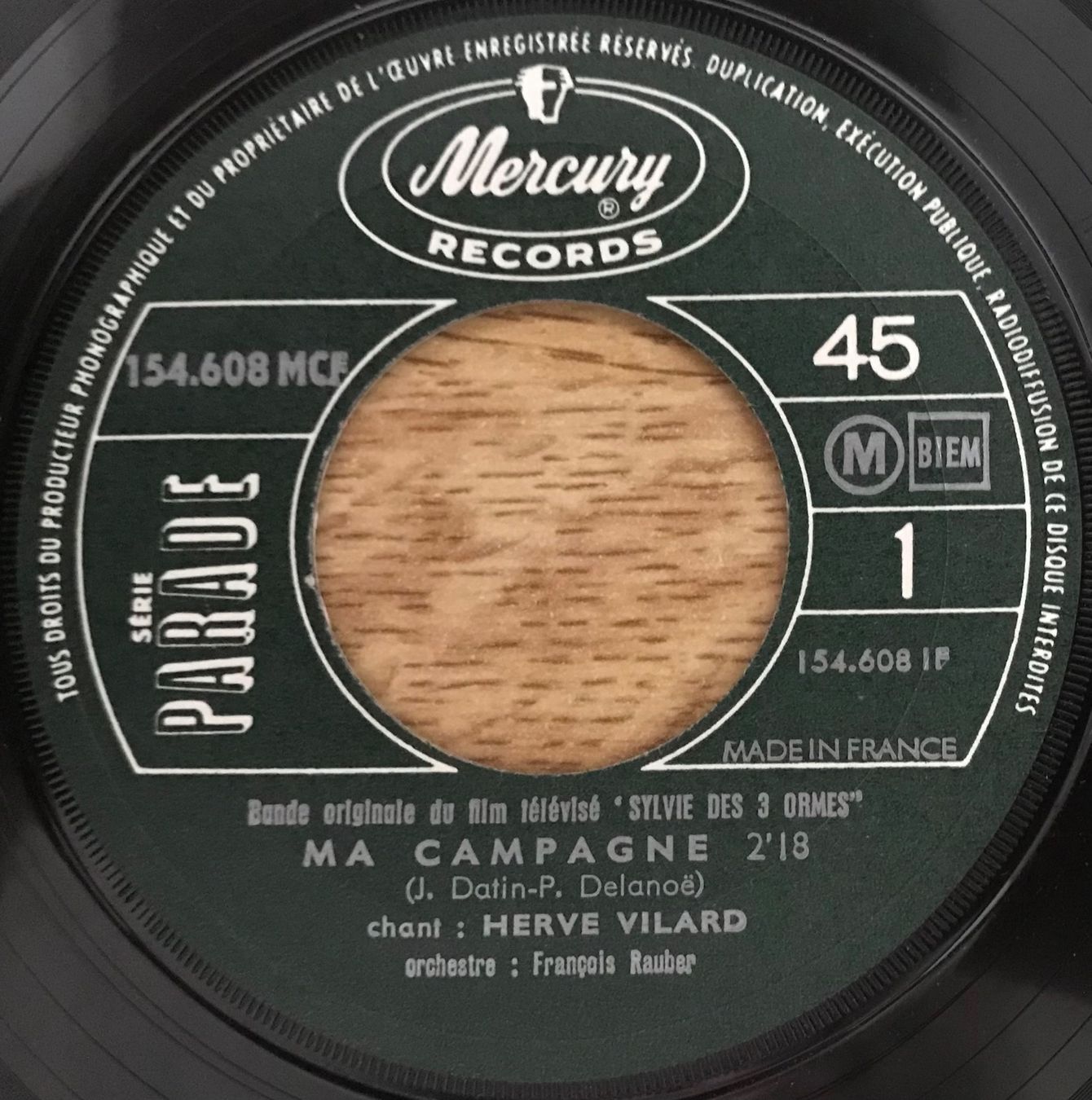 Vinyles: B.O. DU FEUILLETON SYLVIE DES 3 ORMES – D'occasion à Bussigny par vinyl-pas-cher 2