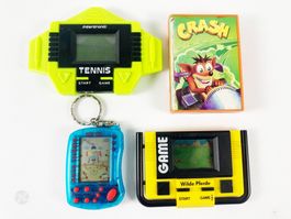 4x Handhels Vintage 90s Y2K McDonalds Crash Flipper Tennis