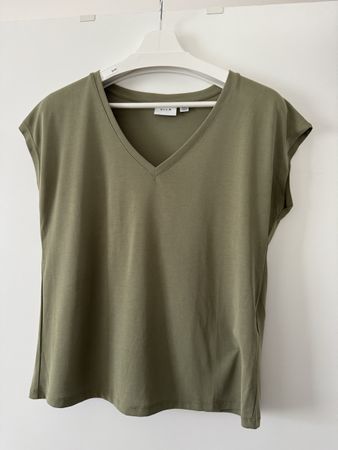 VILA T-Shirt, Khaki, Gr. XS, neuwertig, Top Zustand!