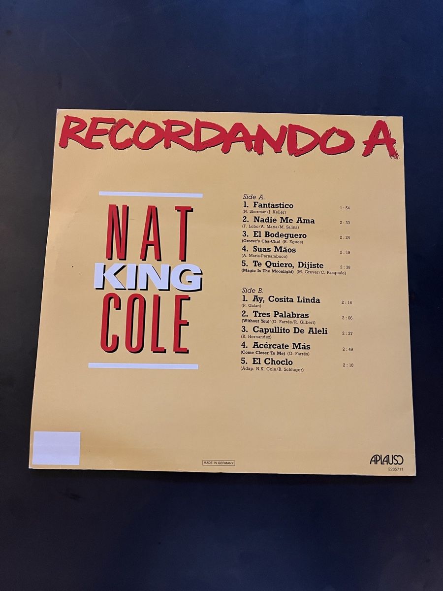 Dischi in vinile: Disque vinyl 33T Nat King Cole – Usato da Vernier venduto da ilcastrato 1
