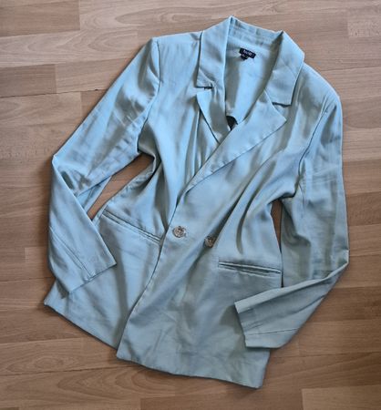 Leichter Blazer Türkis Mintgrün Gr. S