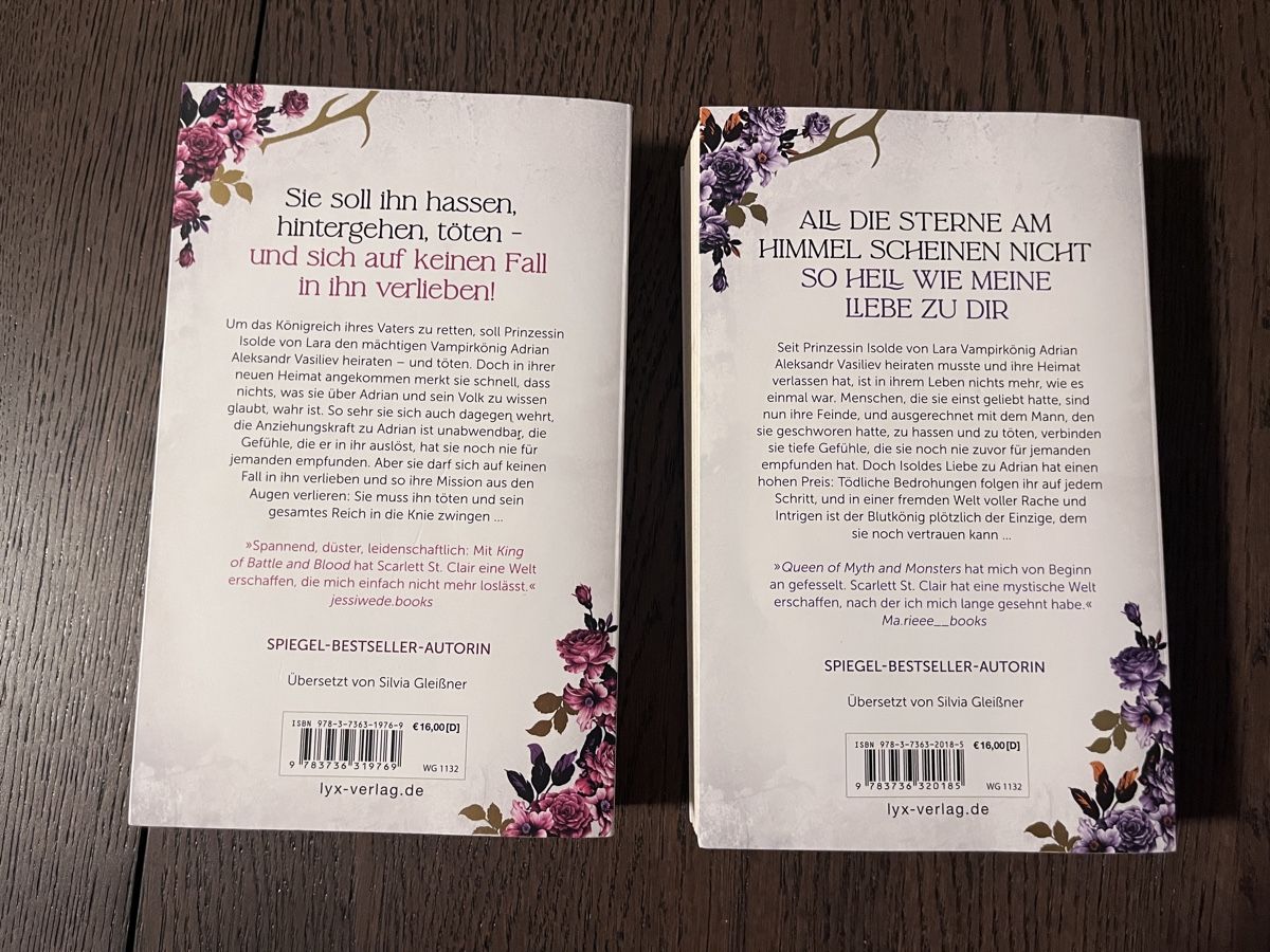 Bücher: Fantasy Romane - 2 Bücher Deutsch – Gebraucht aus Winterthur von 2Be.linda 1