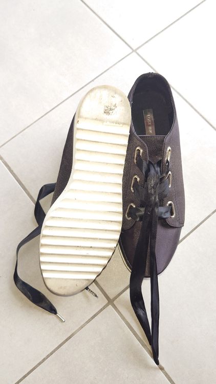 Scarpe da donna: Lost Ink, Halbschuh Plattform, 39.5, schwarz weiss – Usato da Wattwil venduto da LaLa90 1