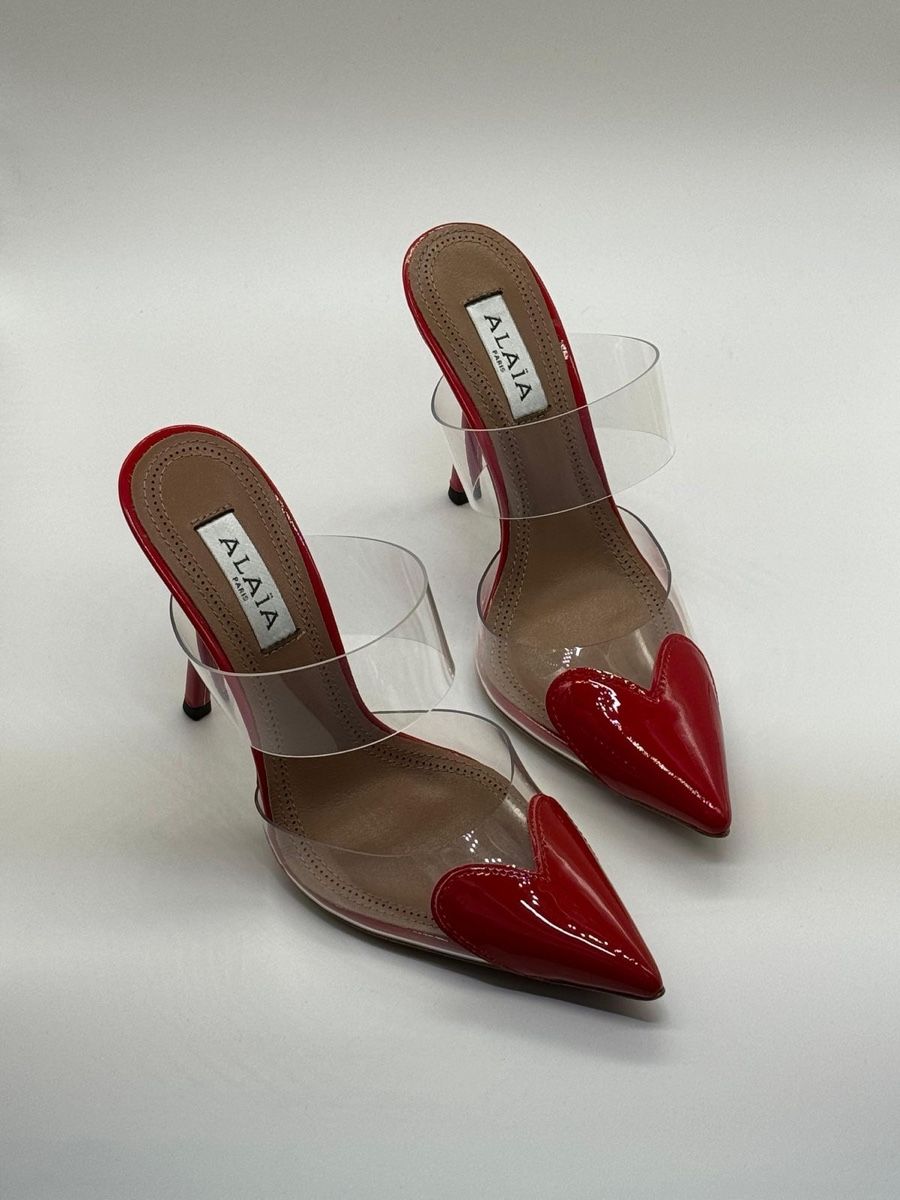 Scarpe da donna: Alaïa Pumps Herz Rot Transparent grosse 37  – Usato da Jona venduto da biy_f8qm