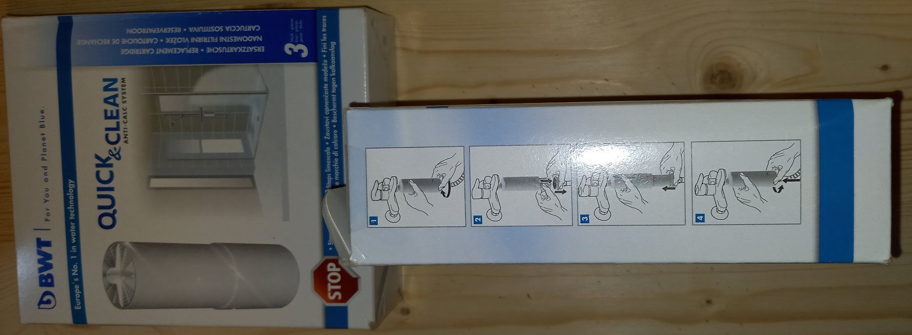 Installations sanitaires: Quick & Clean Antikalk-Filtersystem   3 Filterkartuschen NEU – D'occasion à Matten b. Interl par Tbsound 1