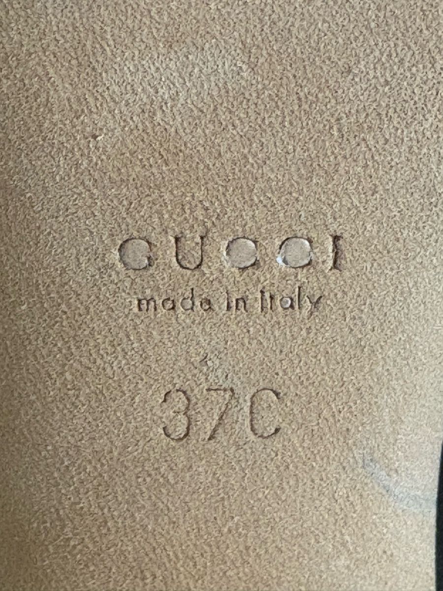 Gucci Scarpe da donna: Bottines Gucci Cuir/Daim talons 8cm – Usato da Genève venduto da EllaMaillart 2