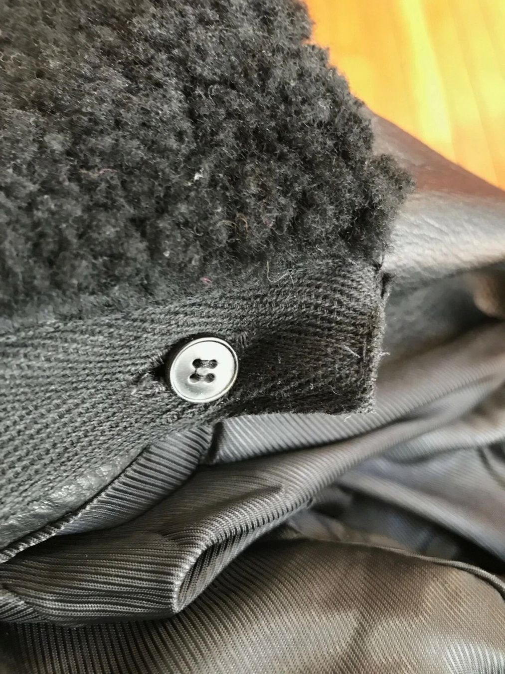 Sandro Jacken: SANDRO Paris / Wool and Leather jacket / Size FR40-US8 – Gebraucht aus Zürich von lils01 5