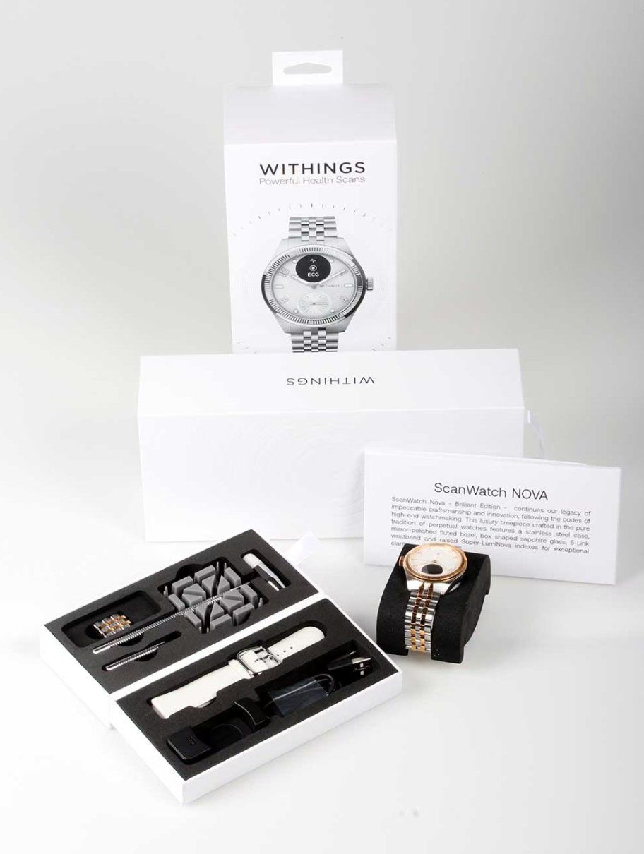 Smartwatch: Withings ScanWatch Nova Brilliant Edition Gold/Silber – Usato da Arbon venduto da ele_5ycb 1