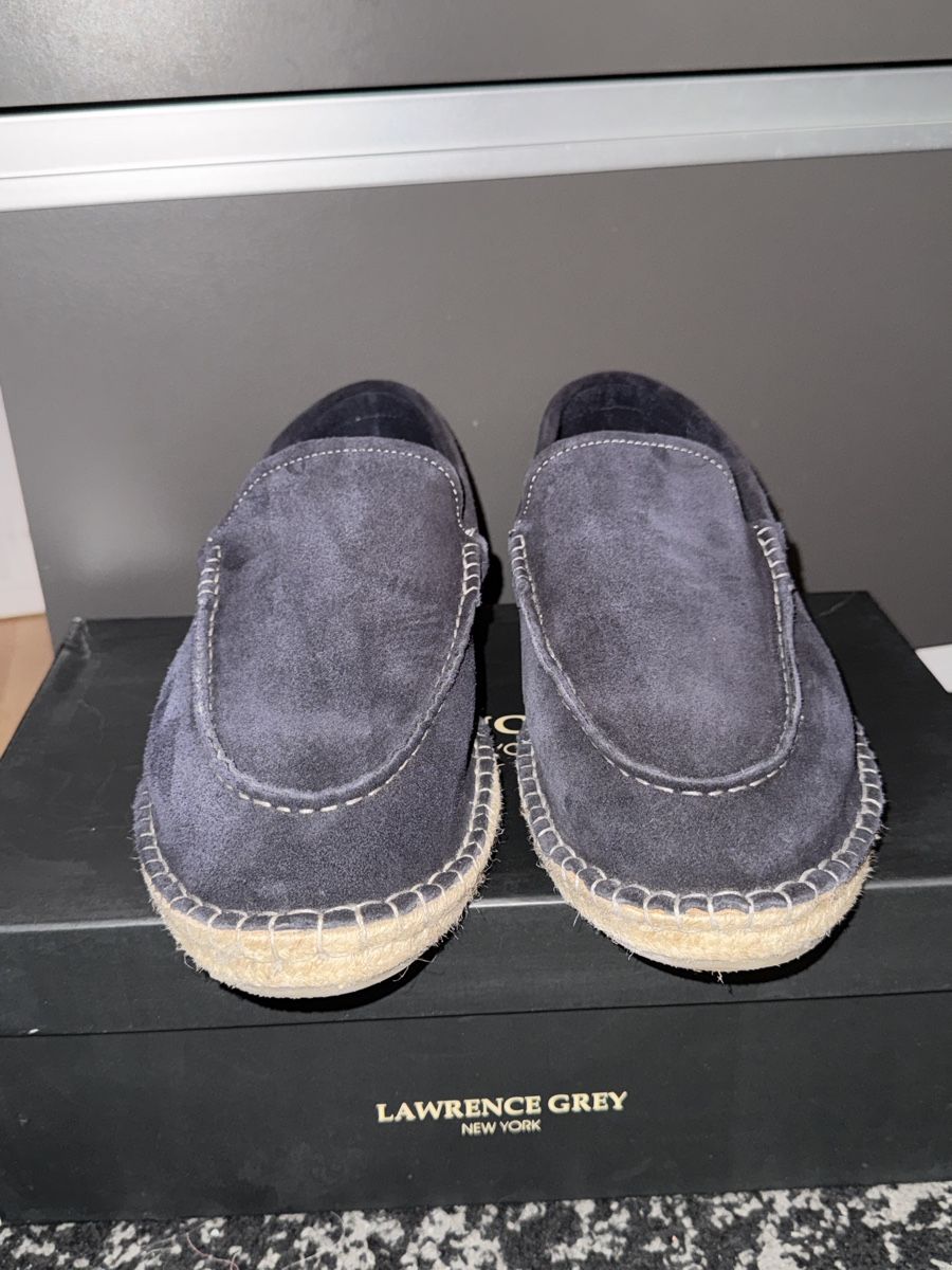 Herrenschuhe: Espadrilles Lawrence Grey Blau Wildleder Gr. 44 – Neu (gemäss Beschreibung) aus Schlieren von kle_dis 3