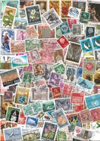 800 Briefmarken (zusammenhängende nur einmal gezählt).
