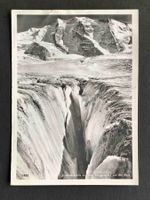 AK Gletscherspalte auf dem Persgletscher mit Piz Palü
