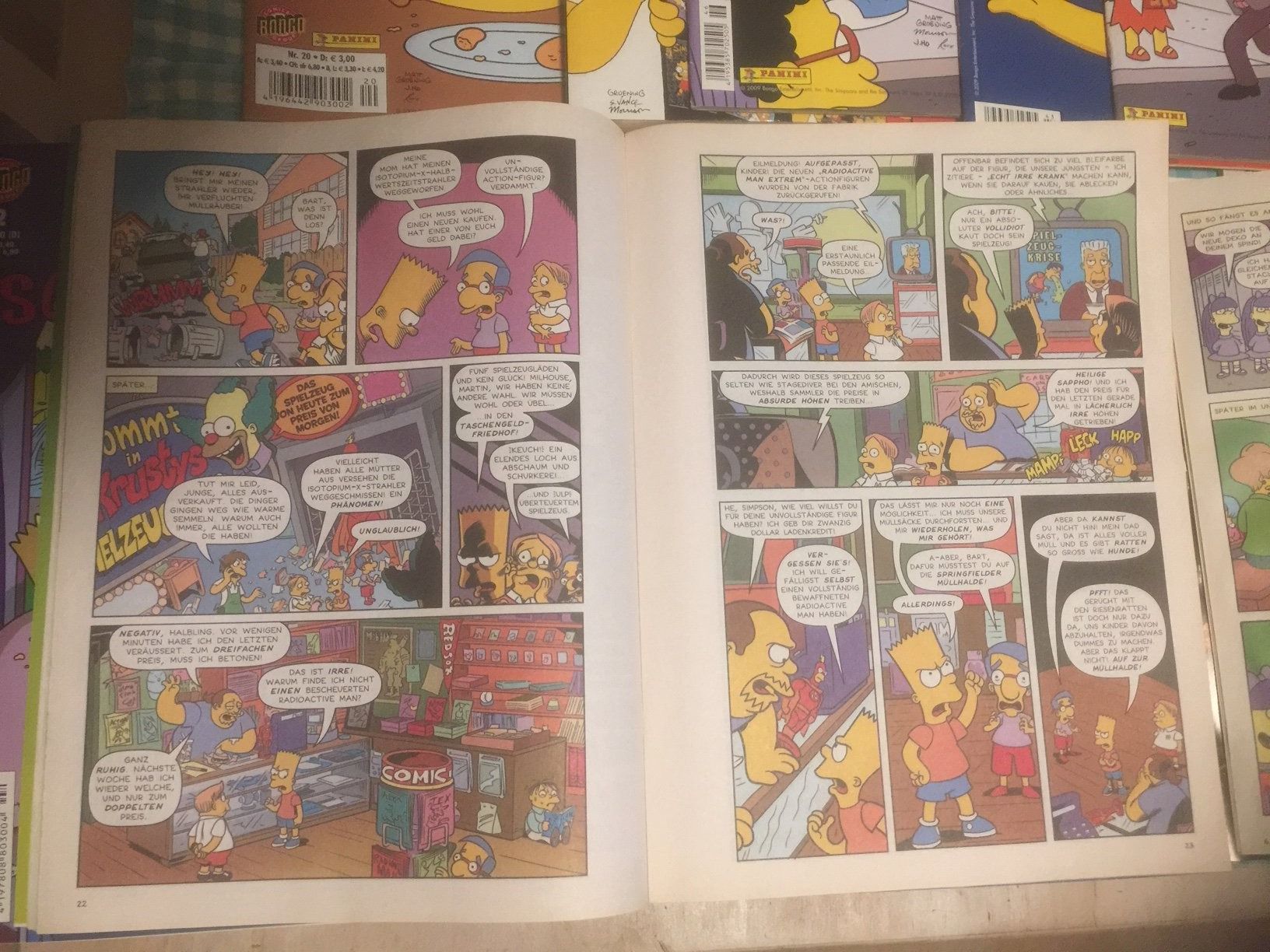 Fumetti: 14 Stück diverse alte Simpsons Comics- Hefte – Usato da Bolligen venduto da Astrophysiker06 5