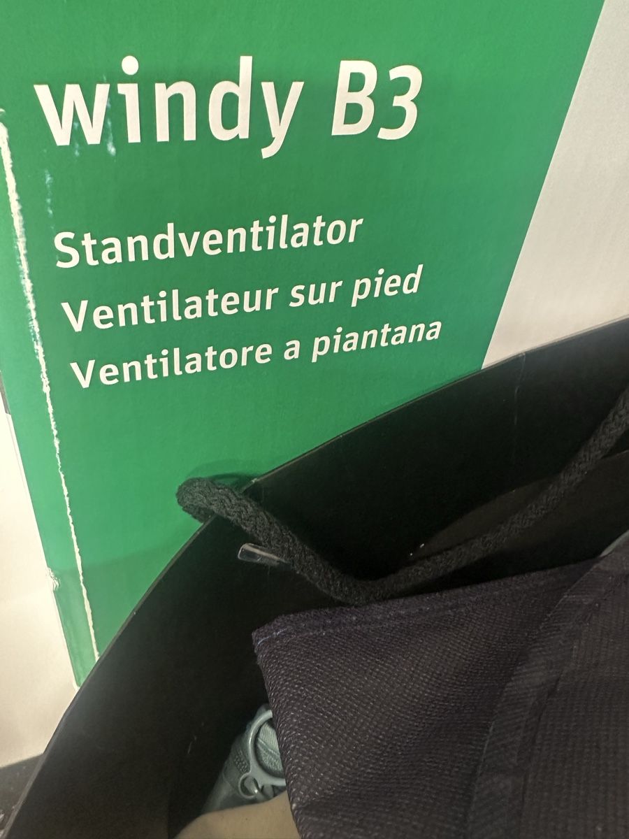 Ventilatori: Standventilator Windy B3 schwarz 3 Geschwindigkeitsstufen – Usato da Wettswil venduto da haddy91 4