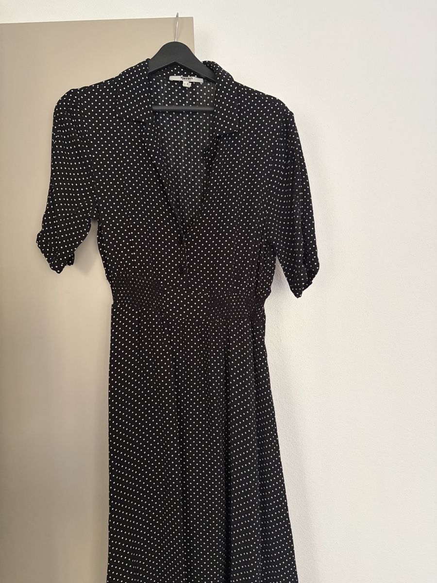 Kleider: Koton Dress black white dots size 42 – Neu (gemäss Beschreibung) aus Zürich von Mss_sen 1