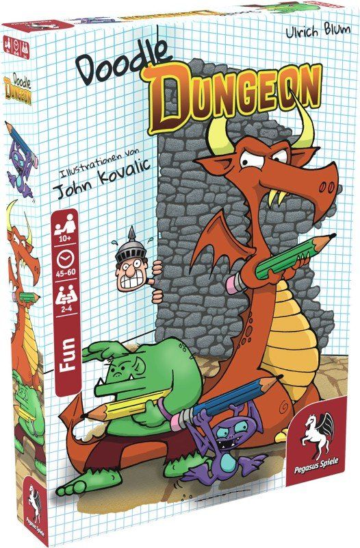 Pegasus Spiele Giochi: Spiel Doodle Dungeon – Nuovo e nell'imballaggio originale da Uster venduto da Ludit