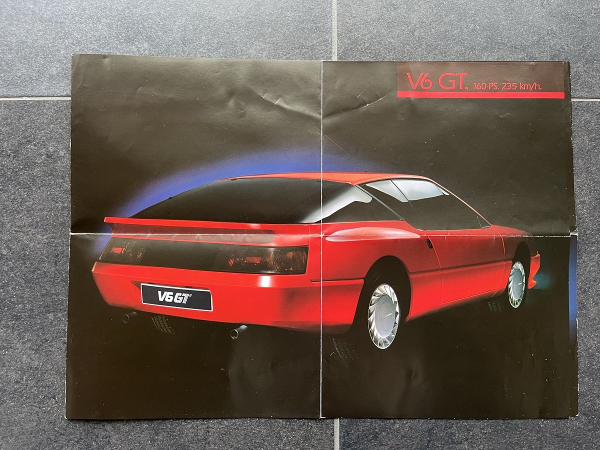 Renault Documenti: Renault Alpine V6 GT Prospekt – Usato da Fiaugères venduto da and_zb8r 5
