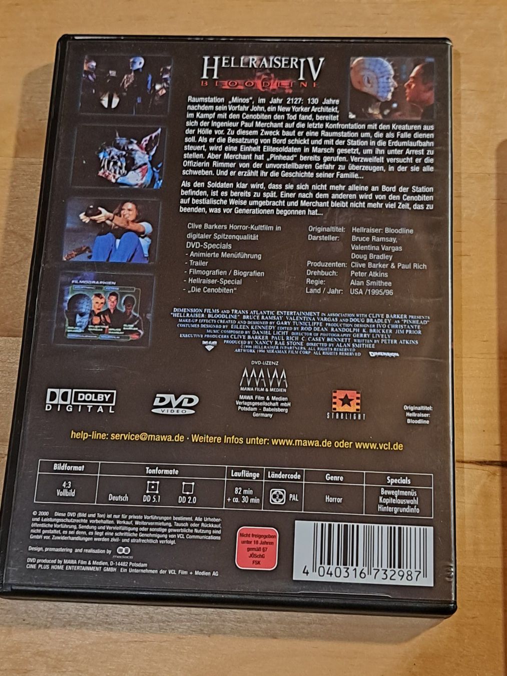 Alle DVDs: DVD HELLRAISER 4, 5, 6 und 7, UNCUT – Gebraucht aus Unterseen von Kanica 2
