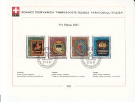 Sammelblätter PTT SBK 336 mit ET