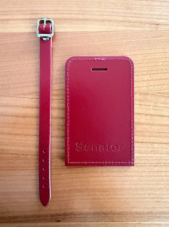 Swiss Valigie: Lufthansa Senator Kofferanhänger  Original Miles & More – Usato da Sigriswil venduto da globetrotter80