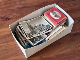 180 historische Ansichtskarten, 12 Leporelli, Top-Zustand