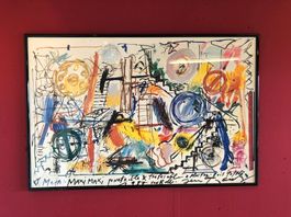 Grosses Jean Tinguely Bild (Kunstdruck)