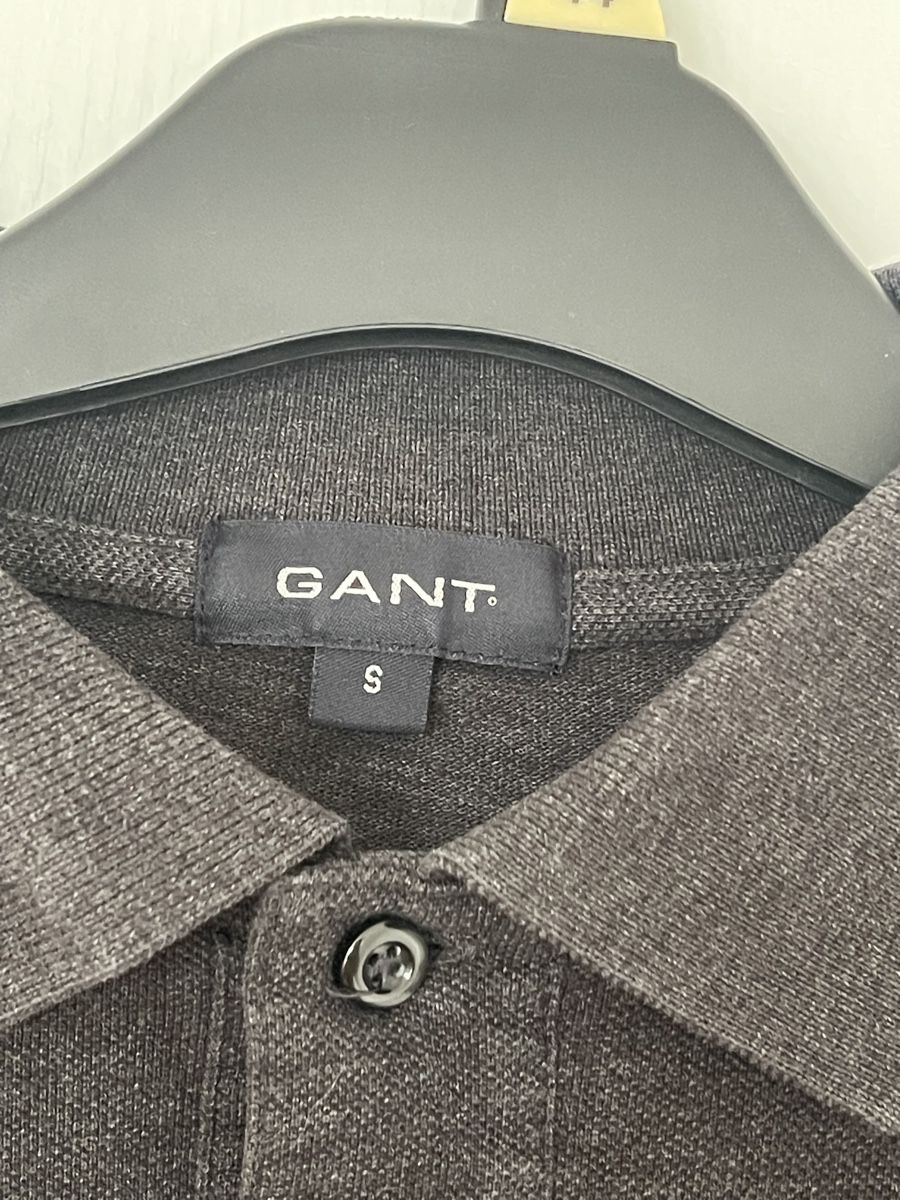 Gant Magliette Polo: Gant Langarm Polohemd, Grösse S, Dunkelgrau – Usato da Wetzikon ZH venduto da Jan_wojt 2