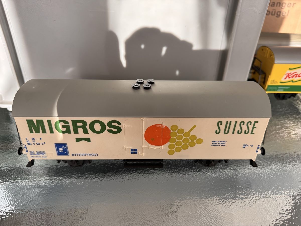 Modellini di ferrovie: Güterwagen MIGROS Spur 0 – Usato da Steffisburg venduto da Rog007 2