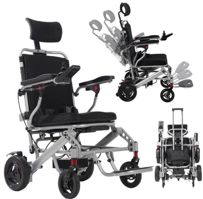 Sedie a rotelle: Elektrischer Rollstuhl, mit Liegefunktion, Neu – Nuovo e nell'imballaggio originale da Vinelz venduto da AlexNetti007
