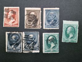 Briefmarken USA mit Sonderstempelung