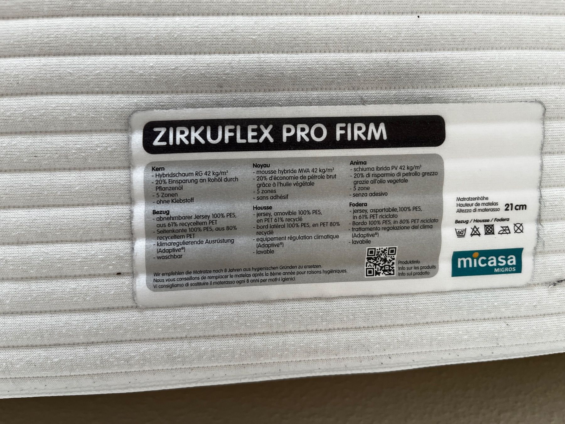 Micasa Materassi: Matratze Bett Lattenrost Zirkuflex – Usato da Rüschlikon venduto da Lesana82 1