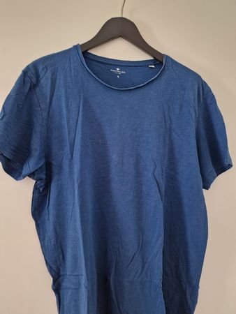 Tom Tailor Herren T-Shirt – Blau/Meliert – Gr. XL