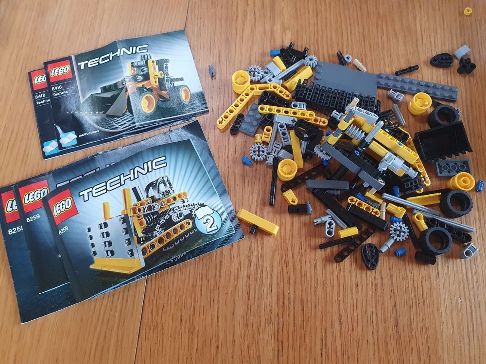 LEGO Technic 8259 Bulldozer & Baggerlader 8418 Set | Kaufen auf Ricardo