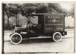 Fotografie Klein-Lastwagen Fa. Zeller Ge