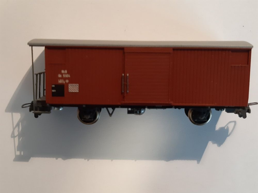 Bemo Modelleisenbahnen: Bemo H0m 2293 124 RhB Gbk-v 5504 Güterwagen – Gebraucht aus Thun von Schwarzsee48 2