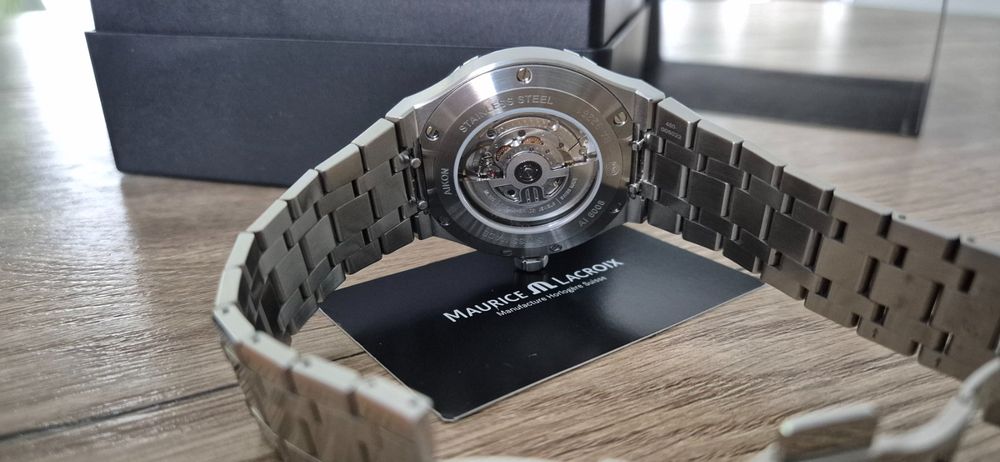 Maurice Lacroix Orologi: Maurice Lacroix Aikon Automatique Cadran Vert, État Neuf! – Usato da Bevaix venduto da Roby3171 3