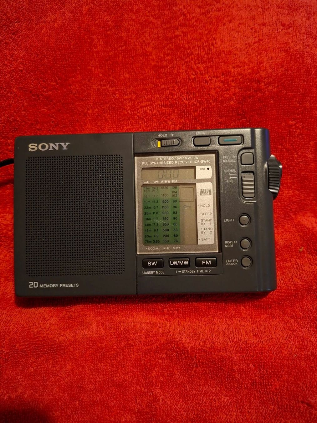 Sony Radios: Sony ICF-SW40 PLL-Synthesizer-Weltempfänger – Gebraucht aus Wittenbach von Nostalgie1965 6