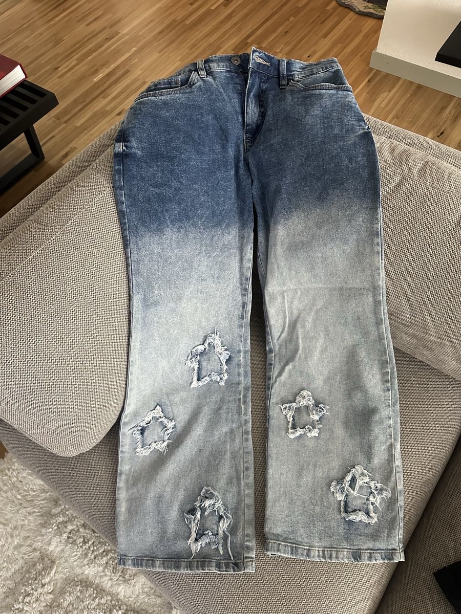 Jeans: Rainbow Jeans mit Sternen – Neu (gemäss Beschreibung) aus Dübendorf von Magis_Stuff
