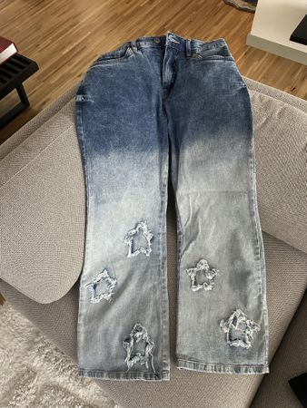 Rainbow Jeans mit Sternen
