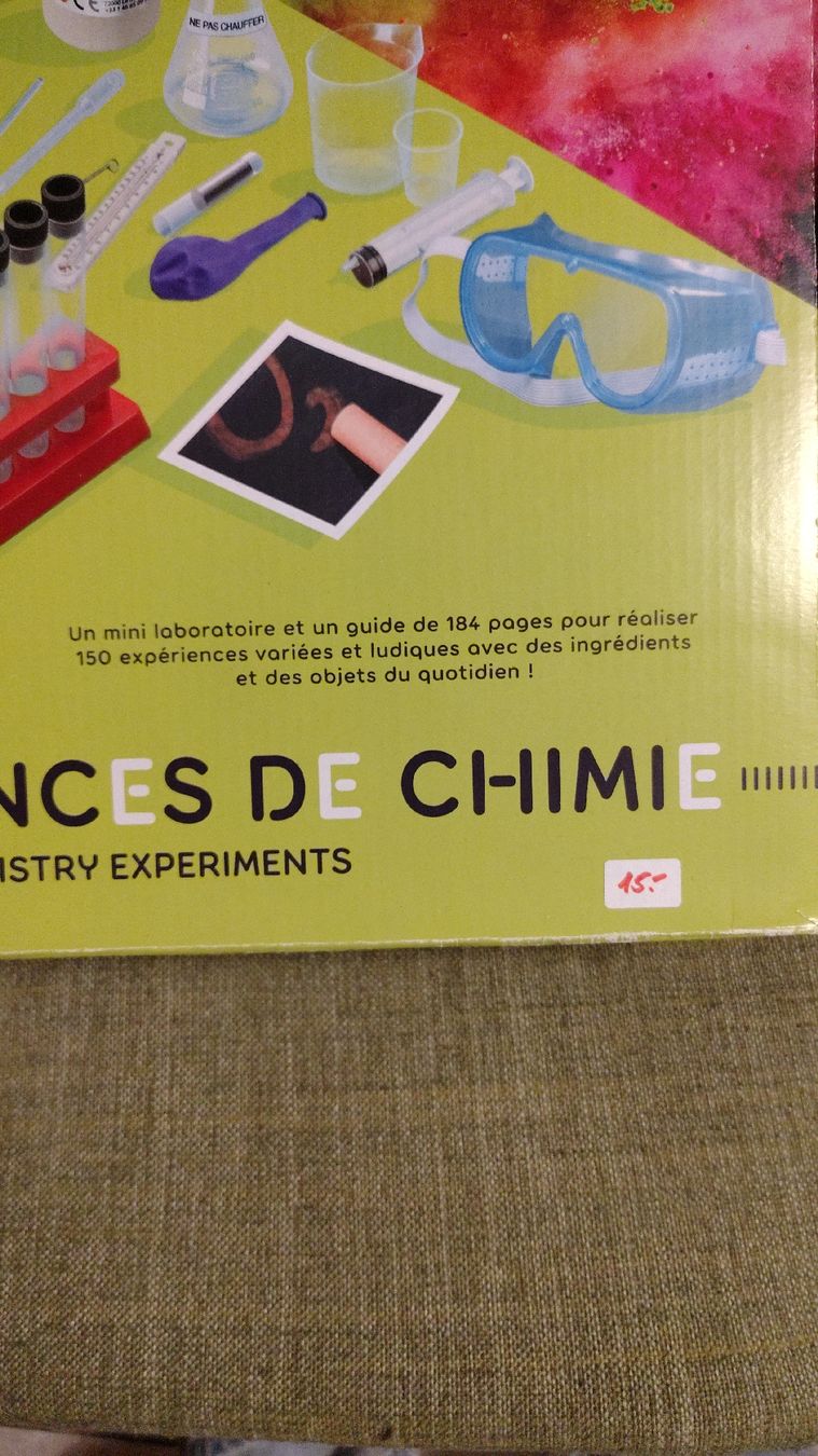 Giochi: Expériences de chimie, jeu enfant – Usato da Chernex venduto da ced_zt5y 1
