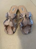 Dune Loupe Slippers/Sandalen 36 Schlangenmuster