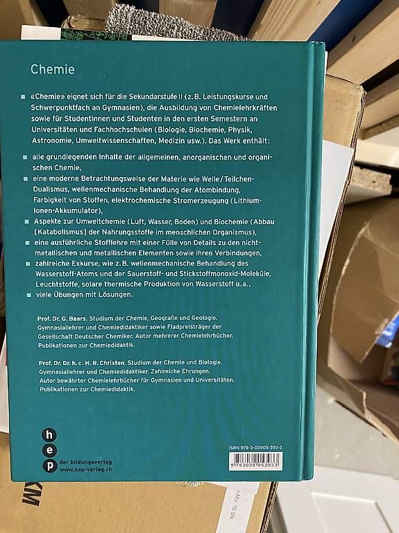 Libri: Chemie  – Usato da Zürich venduto da ER- 1